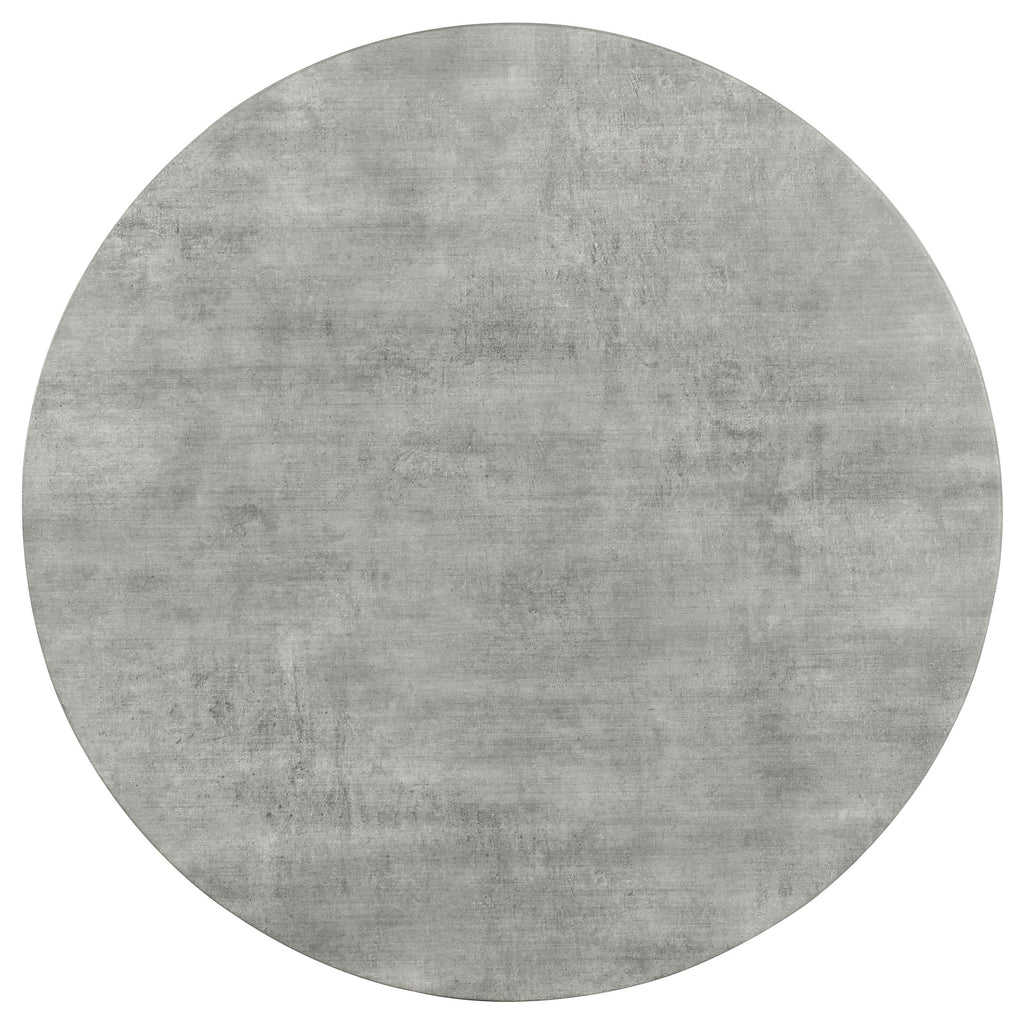 Travis Cement and Gunmetal Round Top Coffee Table