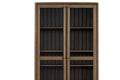 Latte and Peppercorn Display Cabinet