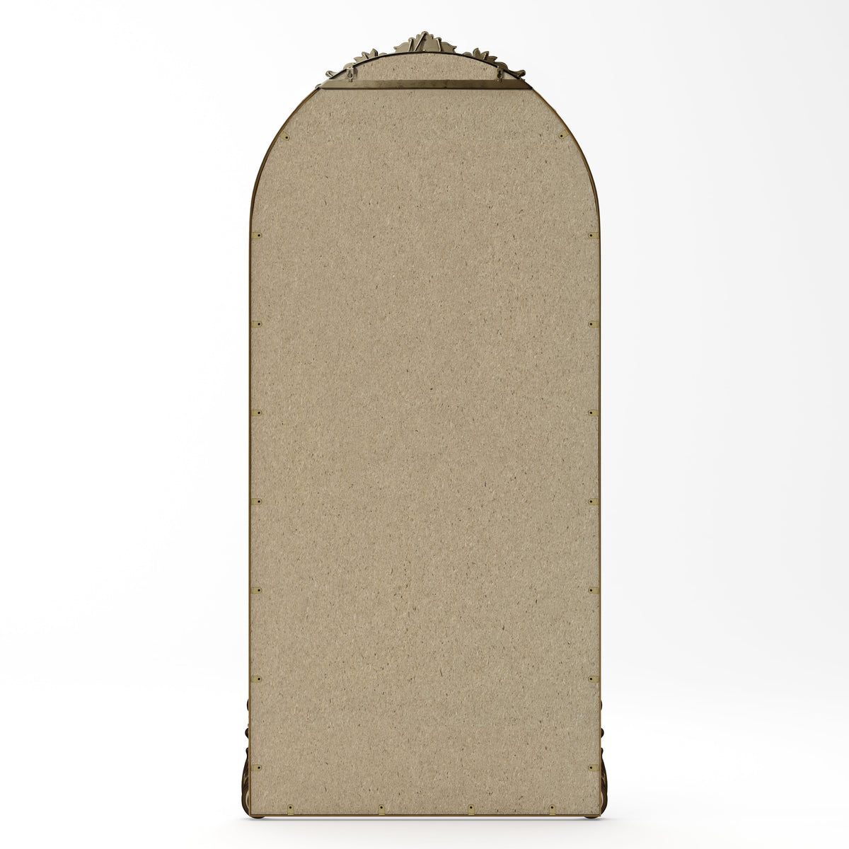 73.03" Arch Oval Vintage Relief Mirror