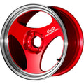 Advan ONI2 15X8 / ET30 / 4x100 - Machining & Racing Candy Red YAY5G30ACR