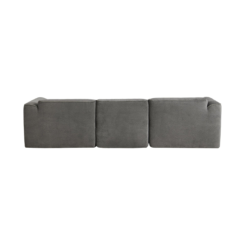 U_Style Luxury Living Room Double-Needle Cut Velvet Sofa