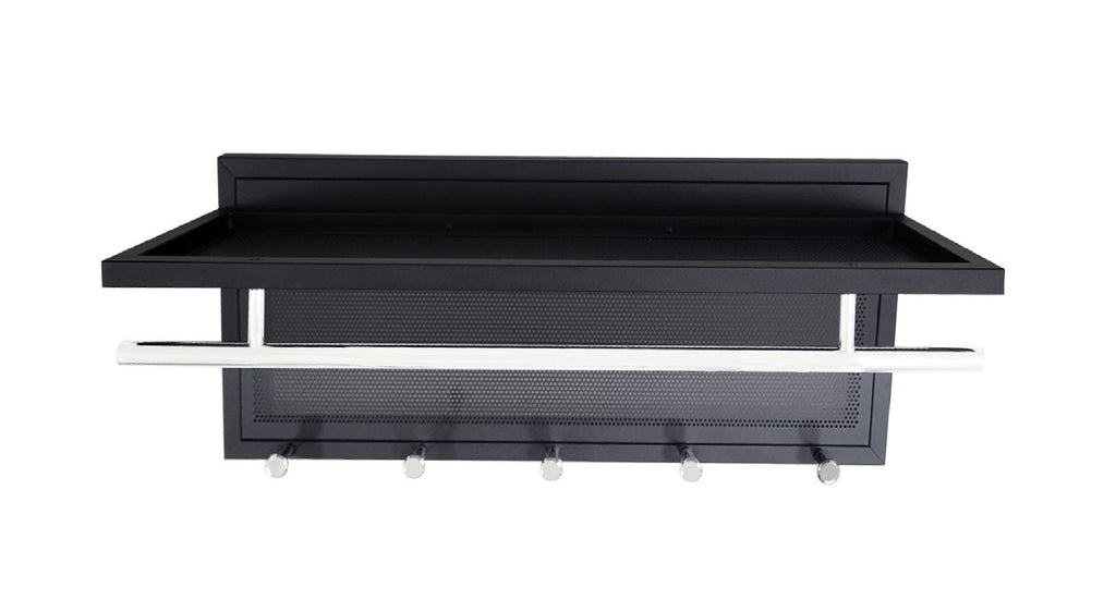 Esyspot Metal Powder Coating Hook Wall Mounted with Shelf
