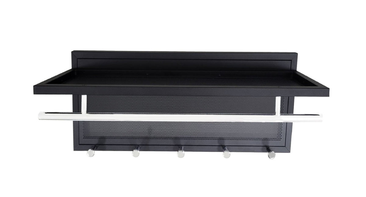 Esyspot Metal Powder Coating Hook Wall Mounted with Shelf