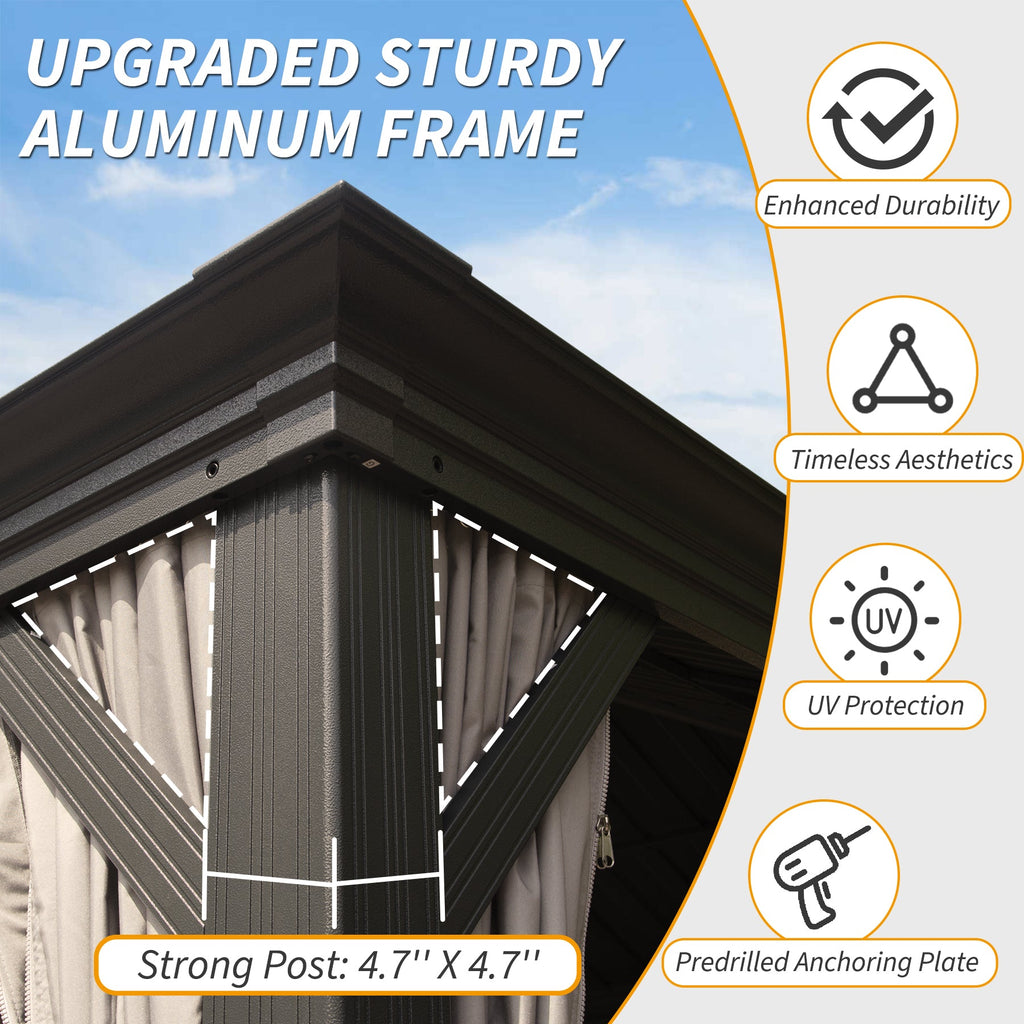 10' X 14' Hardtop Gazebo
