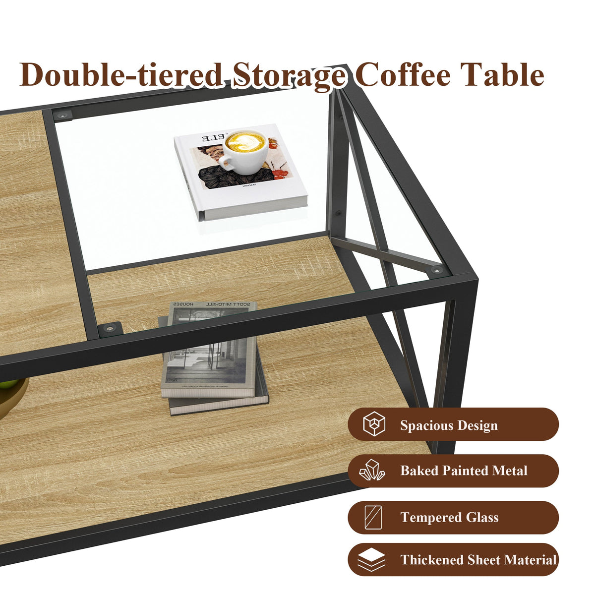 Modern Coffee Table for Bedroom & Living Room