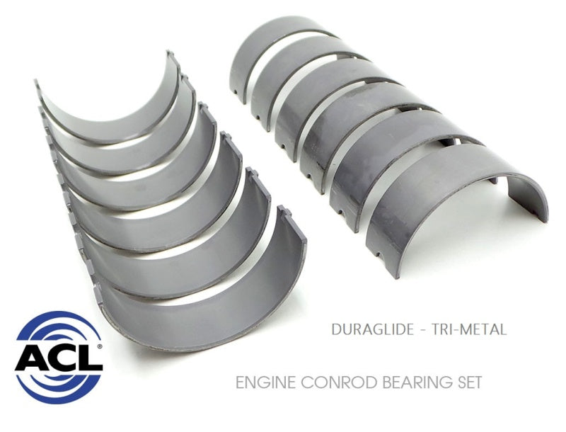 ACL 1967-2007 Chevy V8 305/350/400 Standard Size Trimetal Rod Bearing Set 8B663P-STD