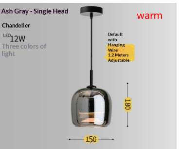 Modern Minimalist Creative High-end Sense Of Luxury Bedroom Bedside Pendant Light