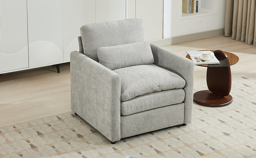 Cozy Upholstered Armchair – Oversized Comfy Cloud Sofa