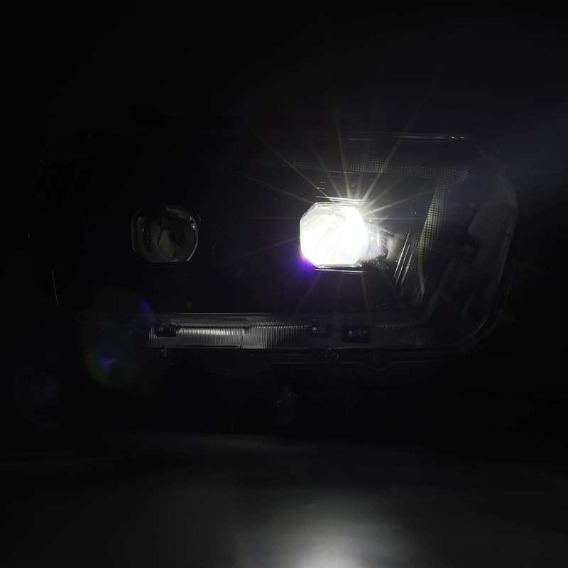 AlphaRex 10-13 Toyota 4Runner LUXX LED Proj Headlights Plank Style Black w/Seq Signal/DRL 880757 *Discontinued