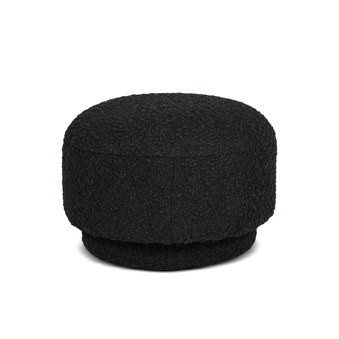 Fuji 15" Mushroom Footstool Ottoman, Ebony