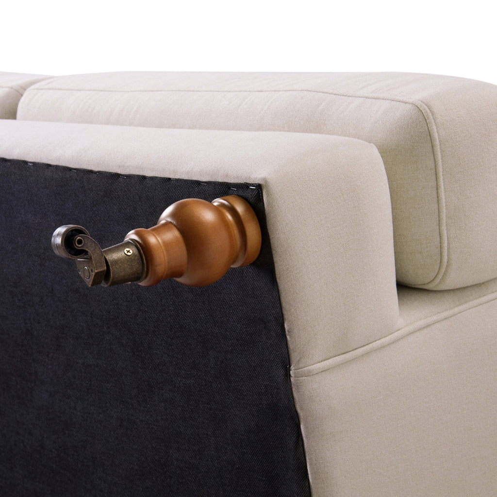 Alana Lawson Three-Cushion Tightback Sofa, Sky Neutral