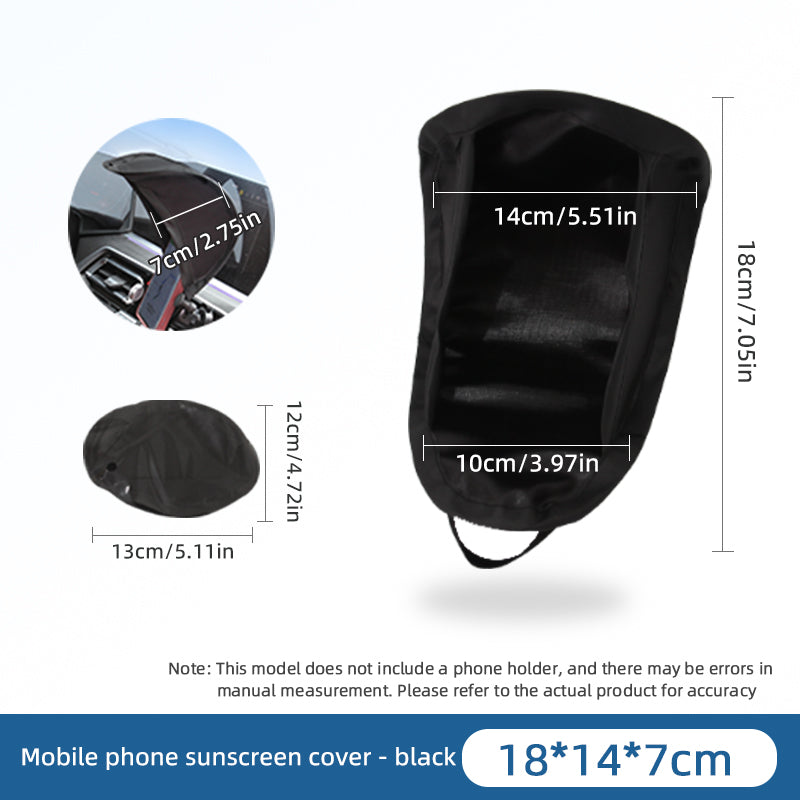 Car And Cell Phone Sun Shield Keeps In Car Units And Navigation Devices From Overheating Or Freezing Up