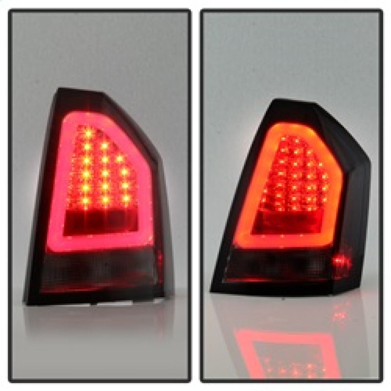 Spyder Chrysler 300C 05-07 V2 Light Bar LED Tail Lights - Smoke ALT-YD-C305V2-LED-SM 5083371
