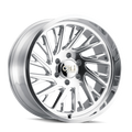 Cali Off-Road 9114 Purge 24x14 / 8x170 BP / -76mm Offset / 125.2mm Hub Polished Wheel 9114-24470P