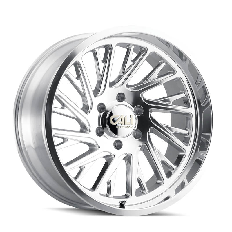 Cali Off-Road 9114 Purge 20x10 / 6x139.7 BP / -25mm Offset / 106mm Hub Polished Wheel 9114-2183P