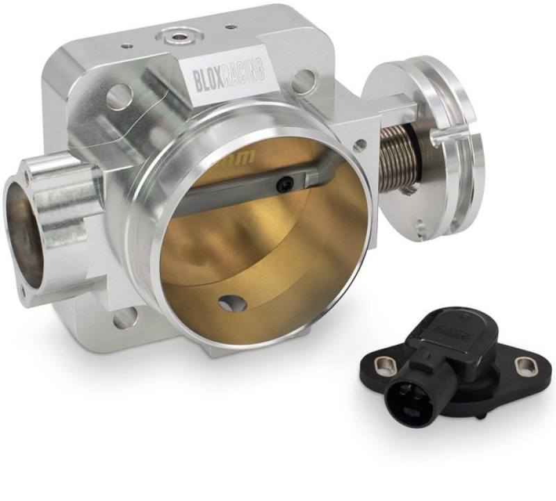 BLOX Racing Honda B/D/H/F Series Engines 72mm Silver Billet Throttle Body V2 BXIM-00203-SI-V2
