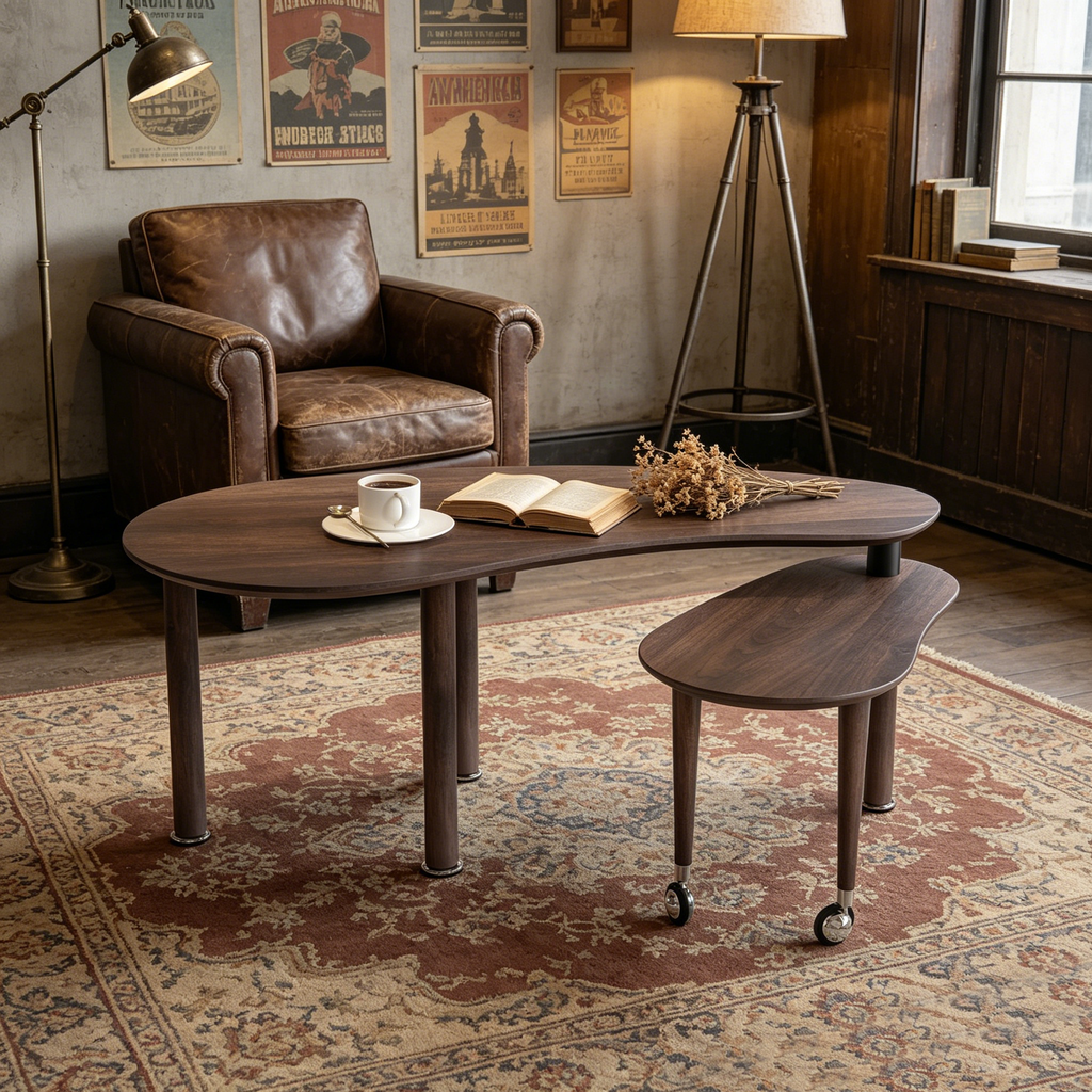 360 Degree Rotatable Coffee Table