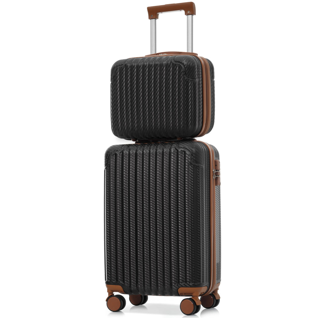 2-Piece Hardshell Luggage Set, Lightweight ABS Suitcase
