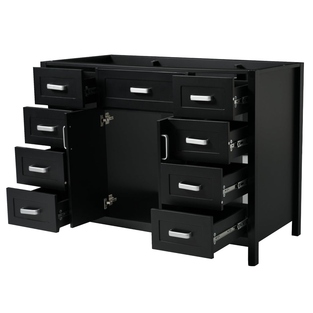 47" Bathroom Vanity without Sink, Cabinet Only