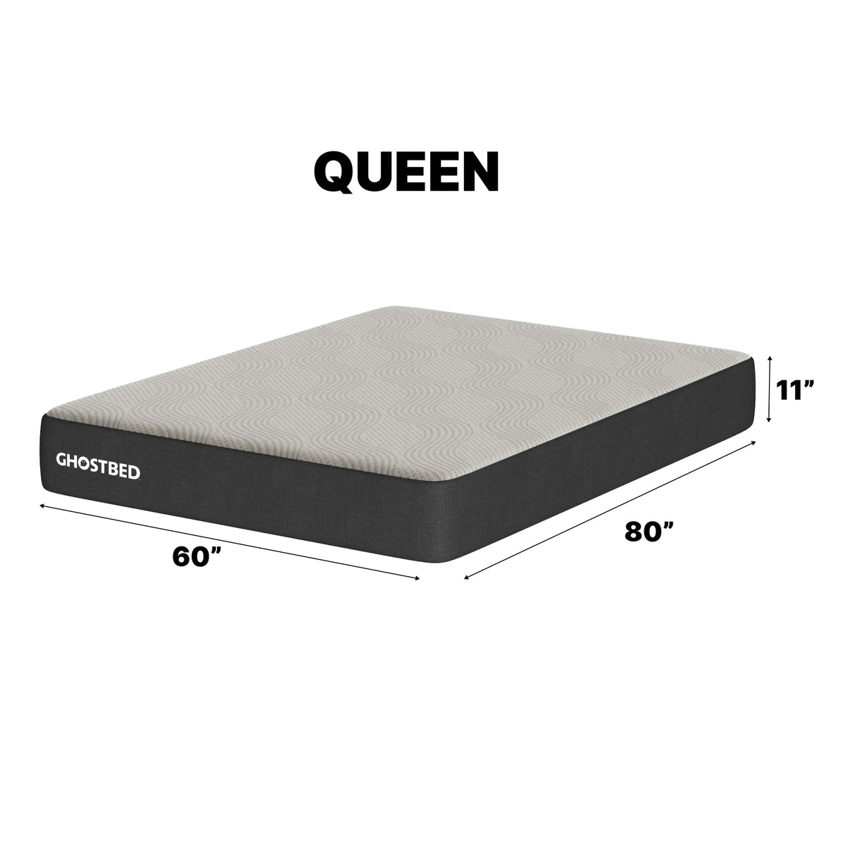 GhostBed Essential 11" Queen Foam Mattress