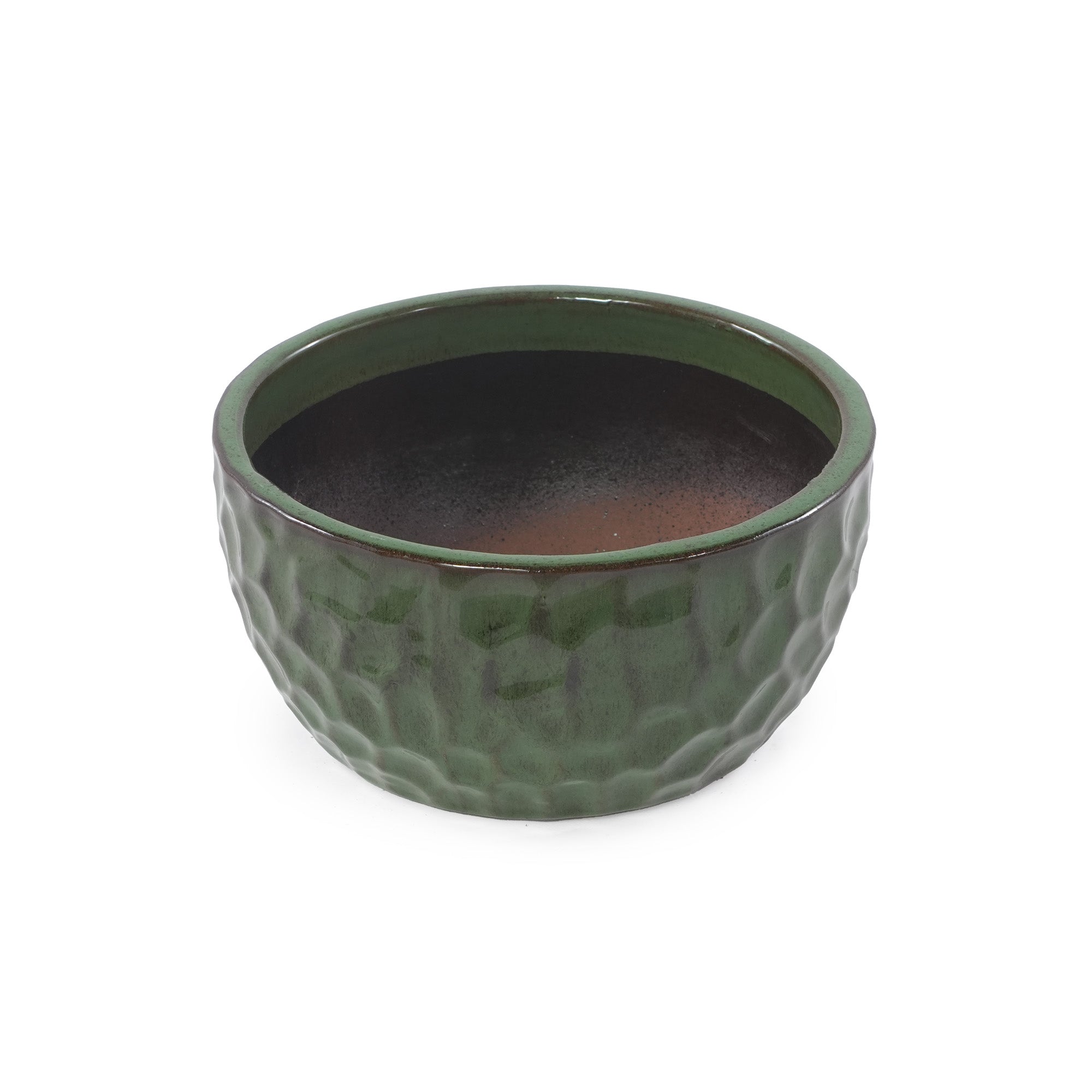 Handmade Glazed Ceramic Planter Set of 3