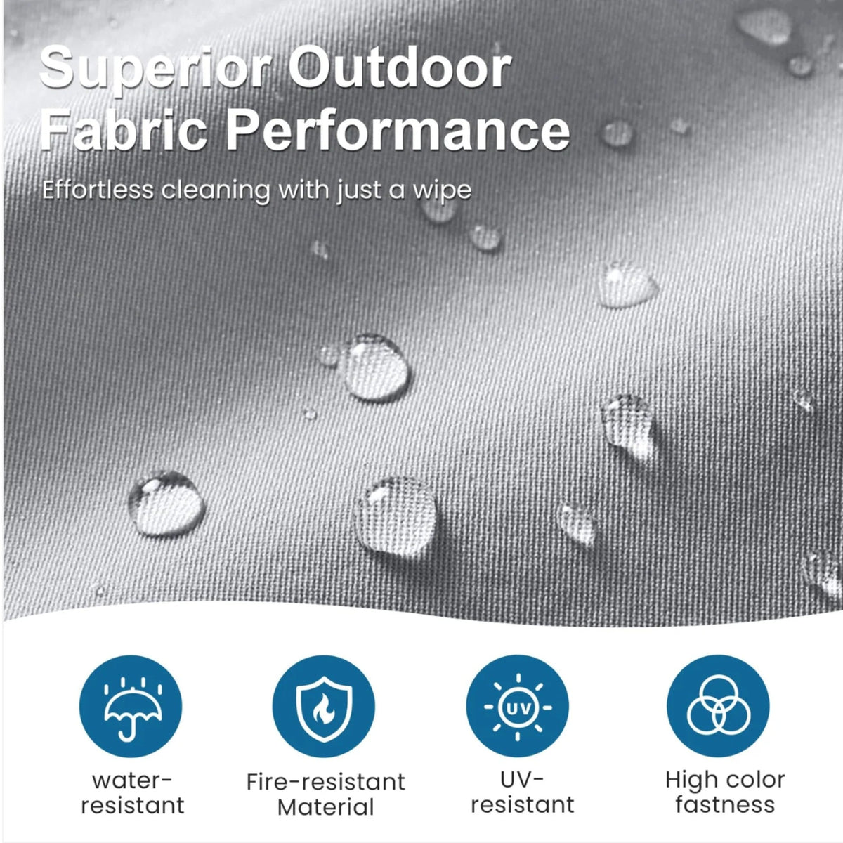 All-Weather 4-Piece Ultra Aluminum Patio Furniture Set