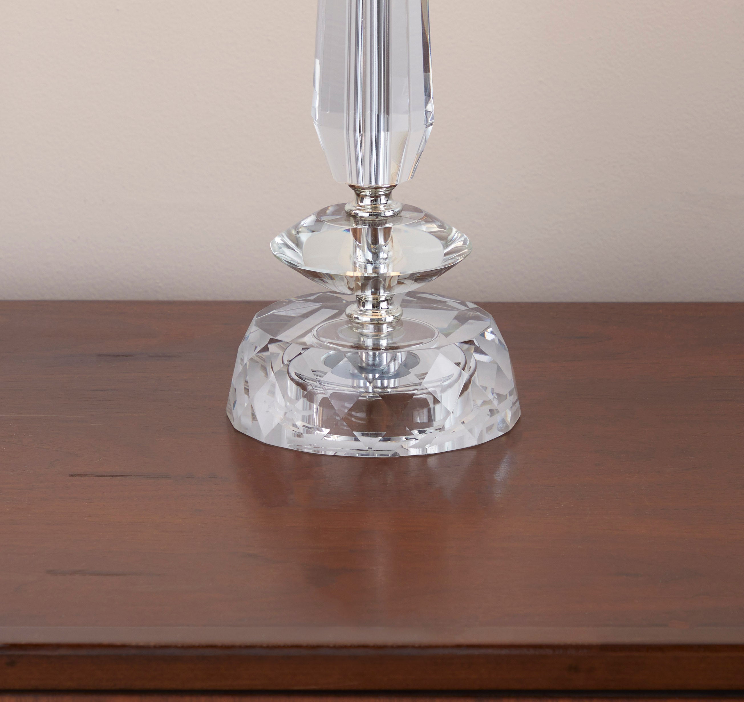 Karat 25.5" Contemporary Crystal Table Lamp