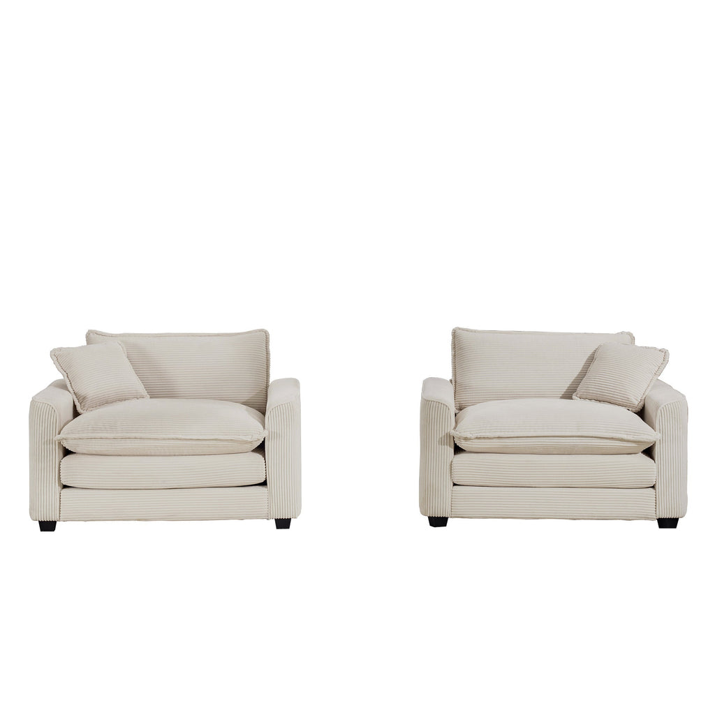 Luxurious and Sophisticated Deep Seated Sofa Set