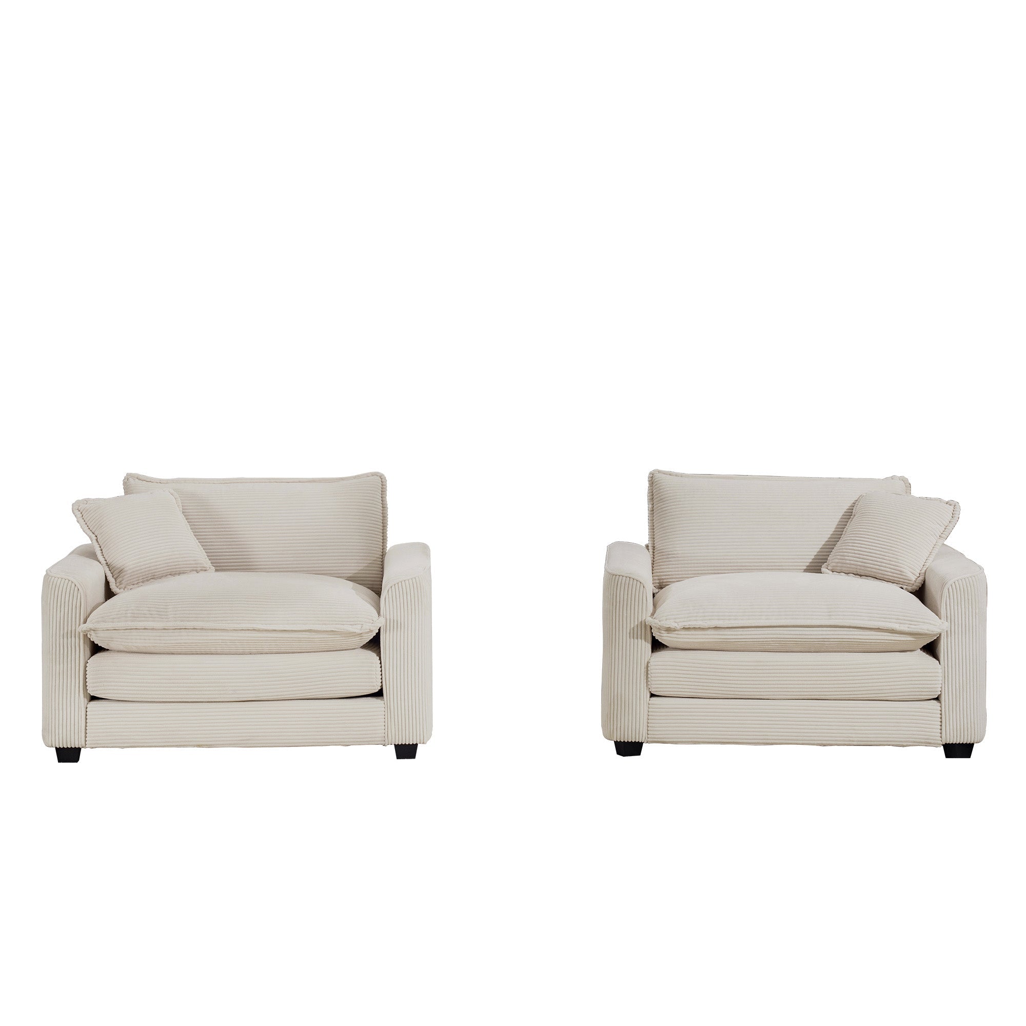 Luxurious and Sophisticated Deep Seated Sofa Set
