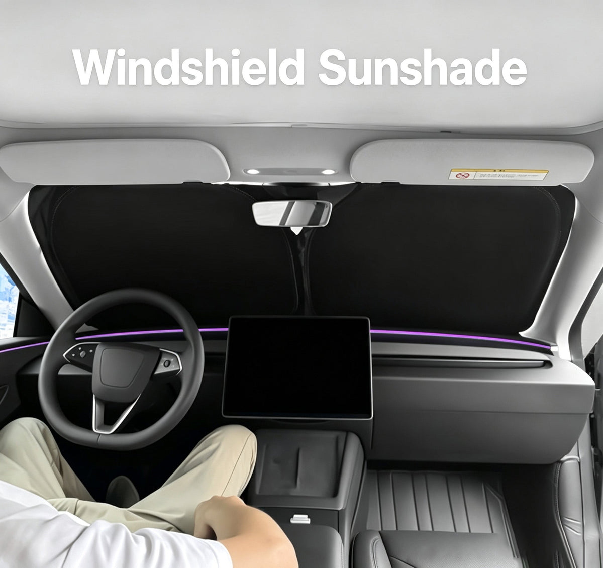 Suitable For Mode Y 3 Huanxin Edition Tesla Sunshade Front Windshield Full Car Sun Protection And Heat Insulation Car Sunshade