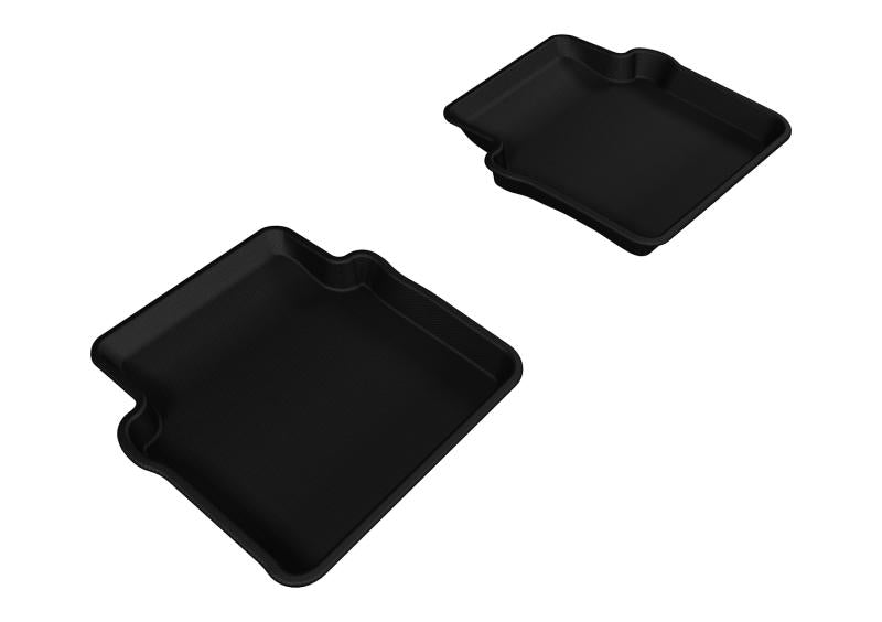 3D MAXpider 2012-2014 Chrysler/Dodge 200/Avenger Kagu 2nd Row Floormats - Black L1CY00221509