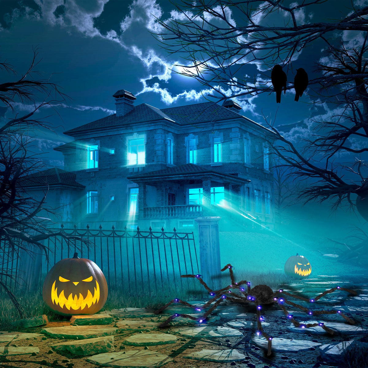 HOMCOM 3.25" Outdoor Halloween Decoration