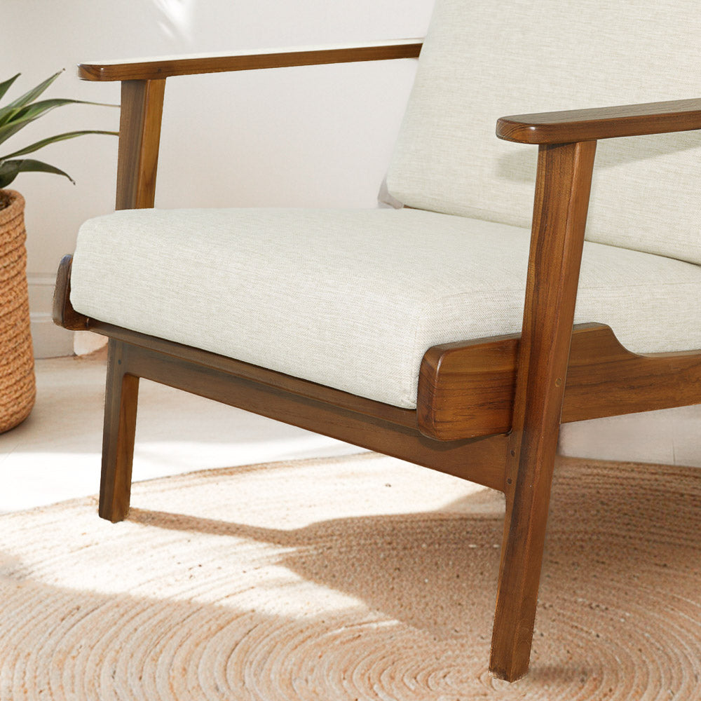 Connor Solid Wood Accent Chair