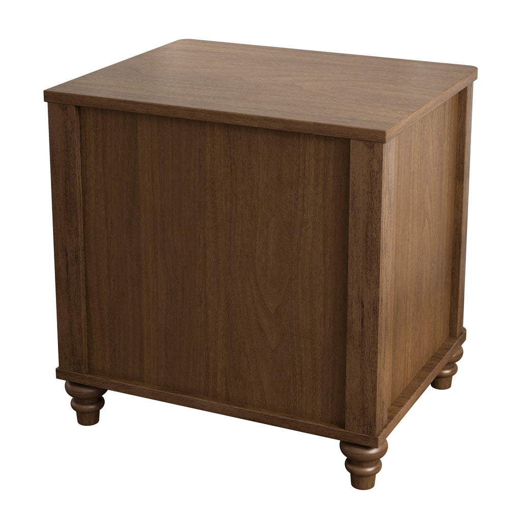 Fluted Nightstand 2-Piece Set