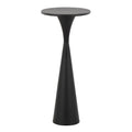 22" Contemporary Metal Side Table in Matte