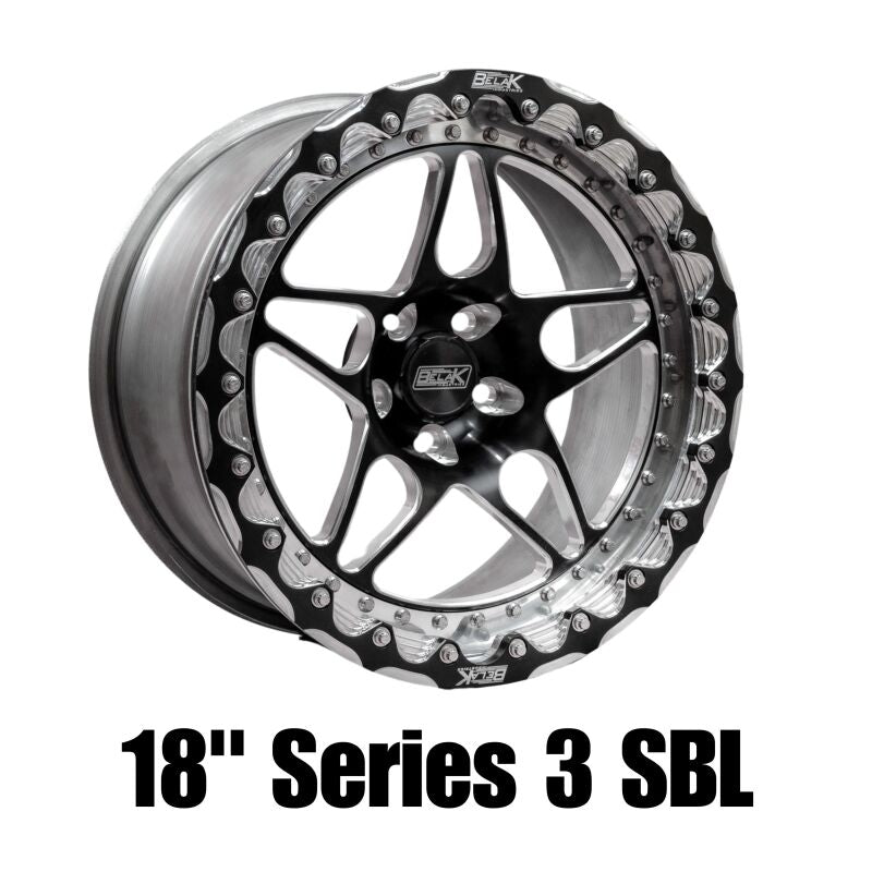 Belak Wheels Belak 18x10 / 6.75in BS / 5x4.75 BP / High Pad / Series 3 Wheel - Non-Beadlock 18105475S36BS-NBL