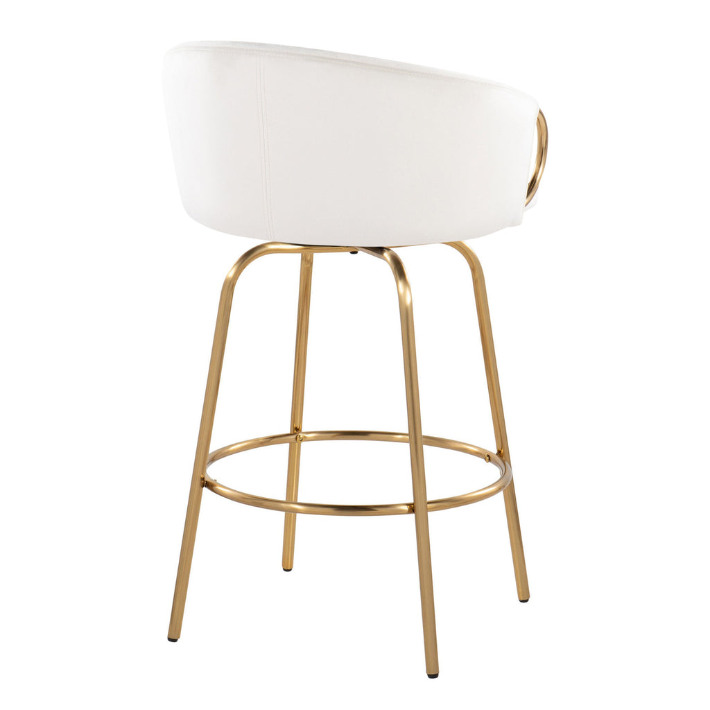 26" Contemporary Counter Stool with Swivel