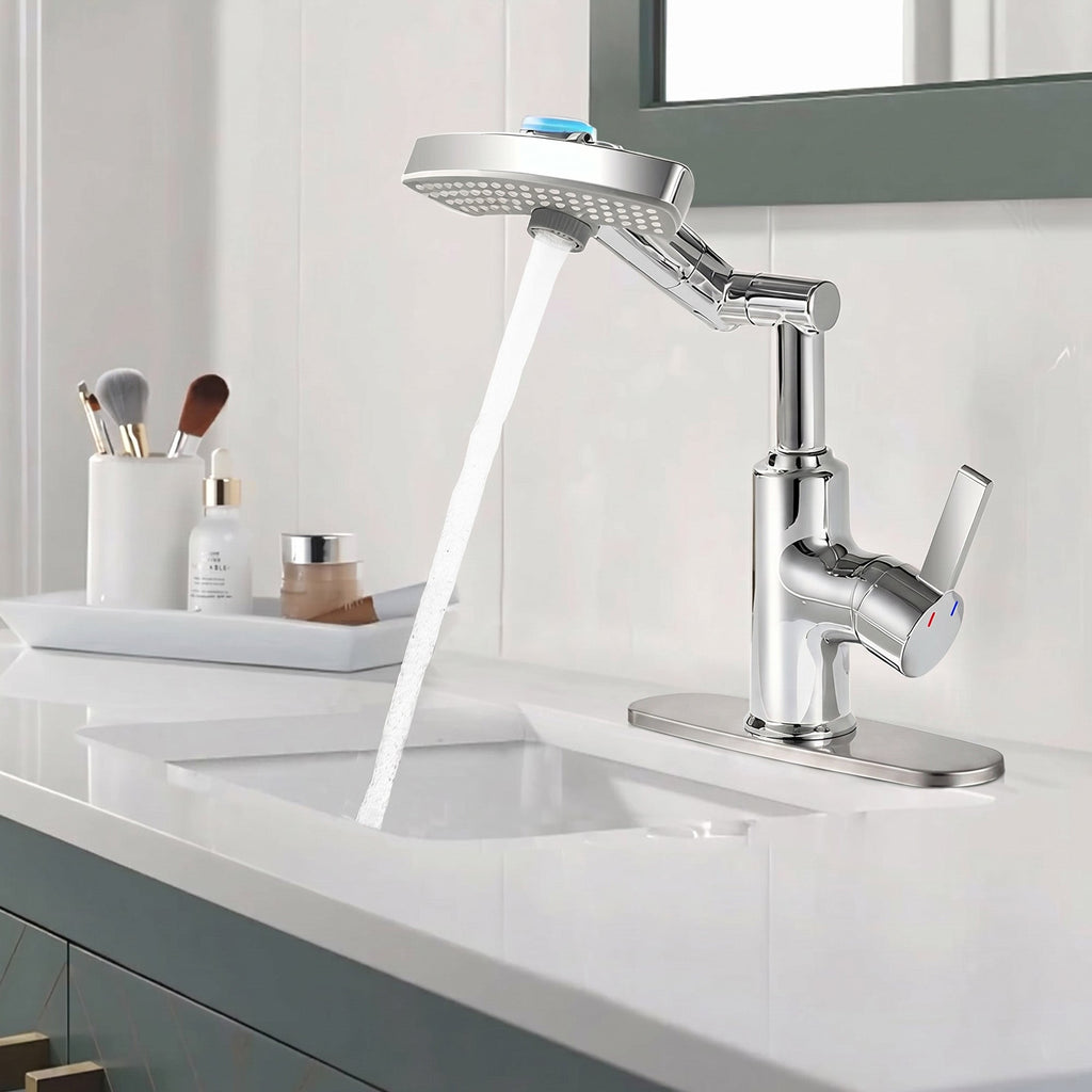 LED Temperature Display Bathroom Faucet