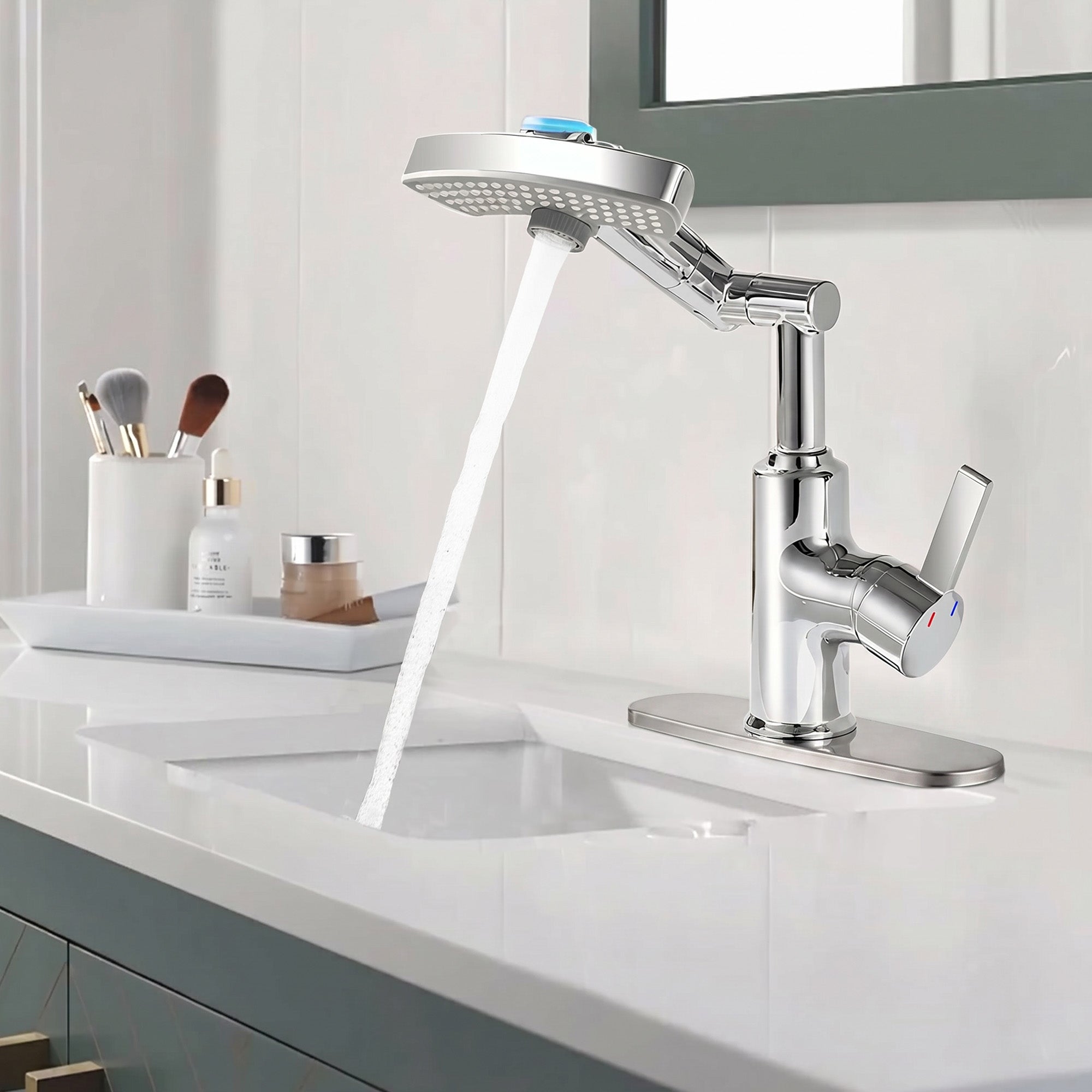 LED Temperature Display Bathroom Faucet