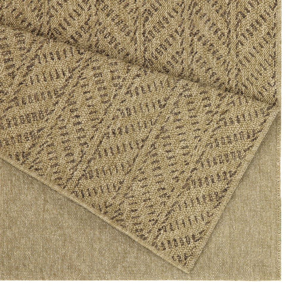 Earth GC_NTL1013 Jute/Mocha 5 ft. 3 in. x 7 ft. 3 in. Area Rug