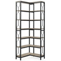 78.74" Tall 7-Tier Industrial Bookshelf
