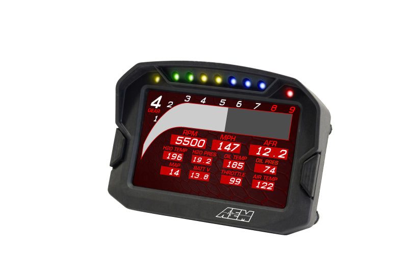 AEM CD-5G Carbon Digital Dash Display w/ Interal 10Hz GPS & Antenna 30-5602