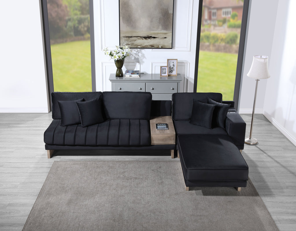 Memphis 122.5" Reversible Sectional Sofa