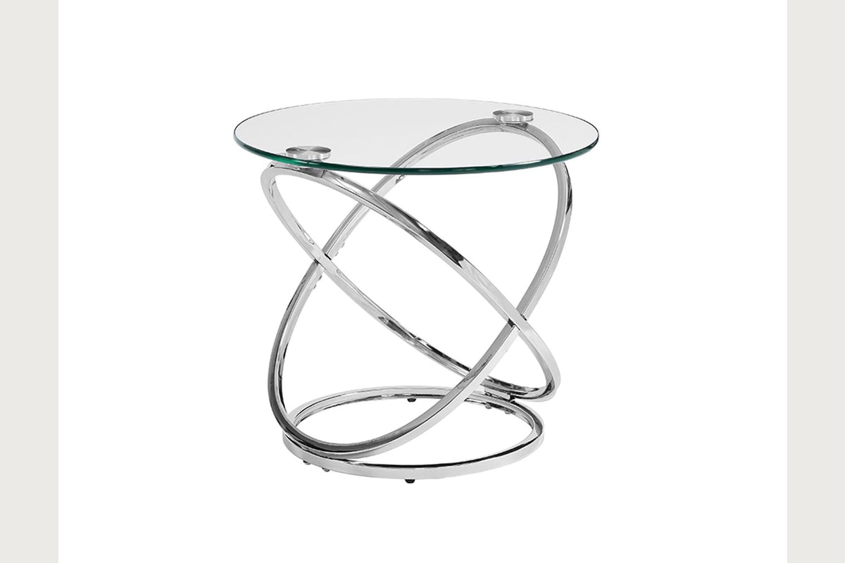 Modern Metal Cocktail Table Set