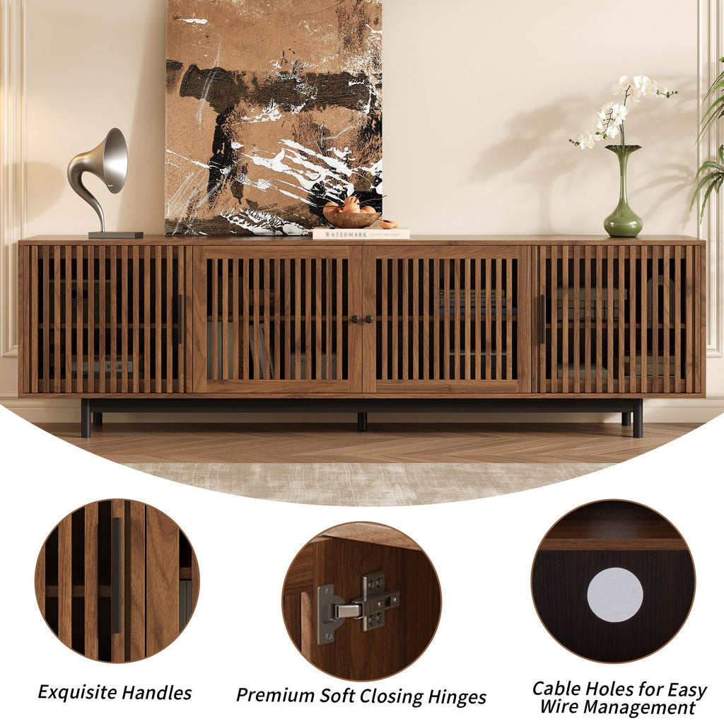 78 Inch Modern TV Stand for TVs Up to 85"