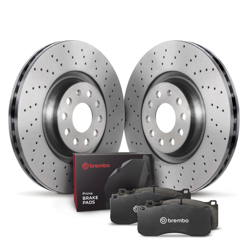 Brembo OE 03-11 Saab 9-3 Rear Disc Brake Kit KTX4078