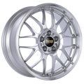 BBS RS-GT 18x8 5x120 ET35 CB72.5 Diamond Silver Center Diamond-Cut Rim Wheel - PFS/Clip Req RS944HDSPK