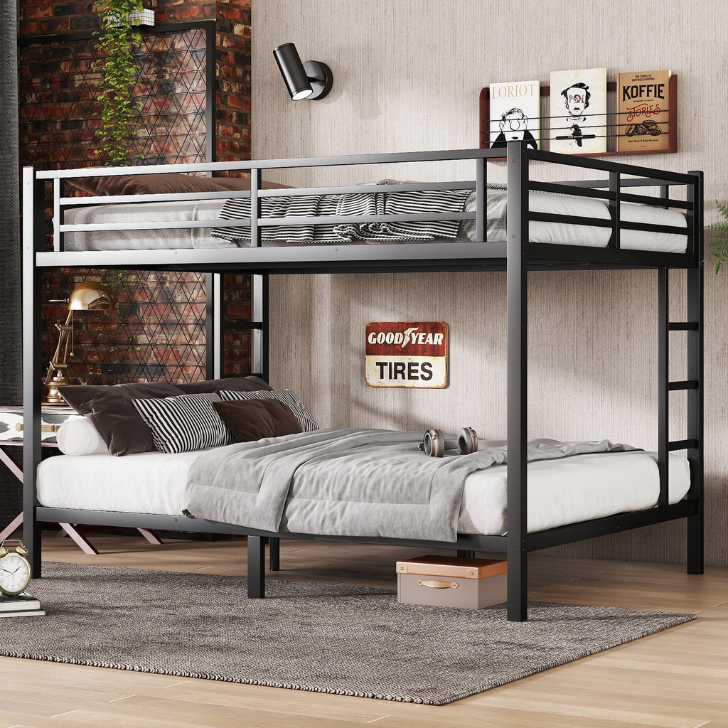 Metal Queen Over Queen Bunk Bed