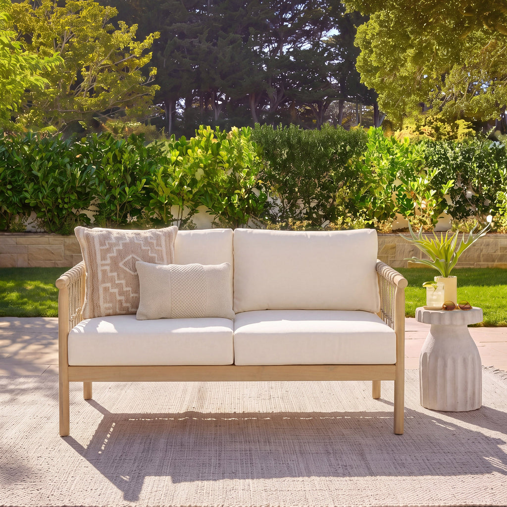 Light Teak Acacia Wood Patio Seating