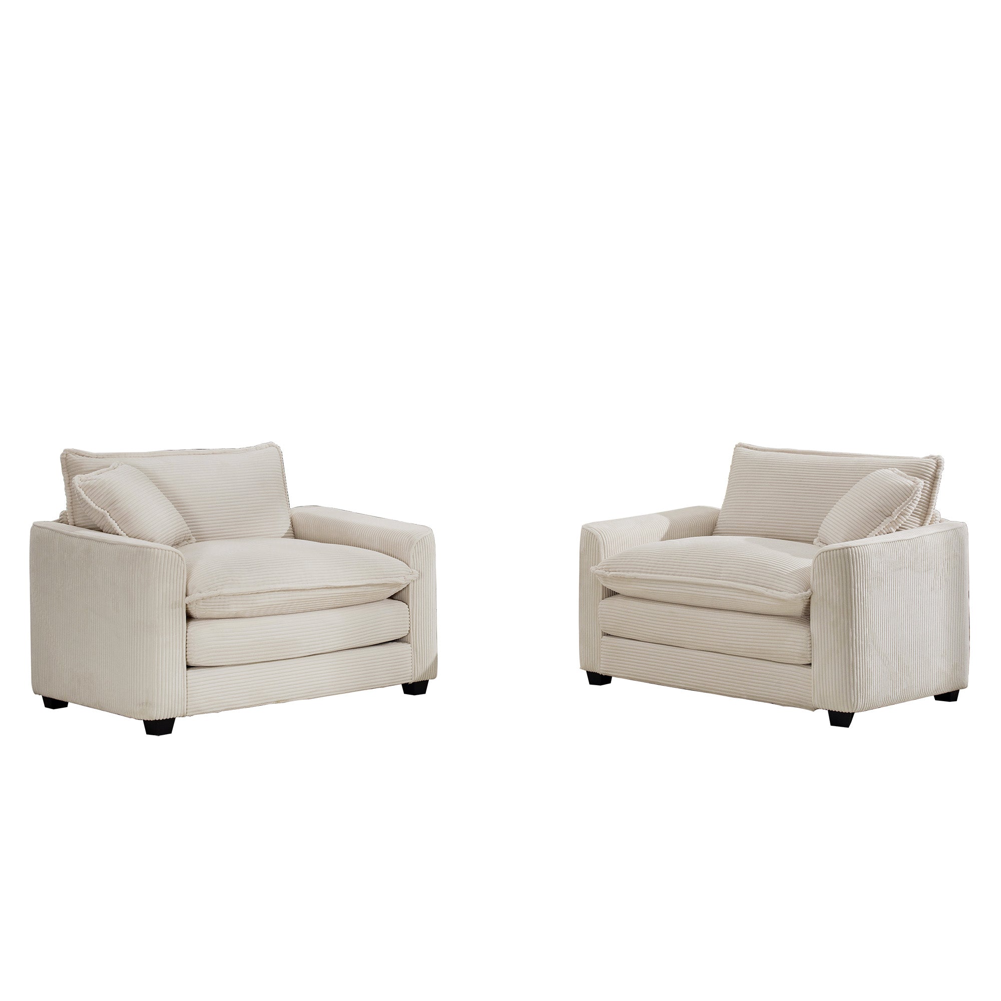 Luxurious and Sophisticated Deep Seated Sofa Set